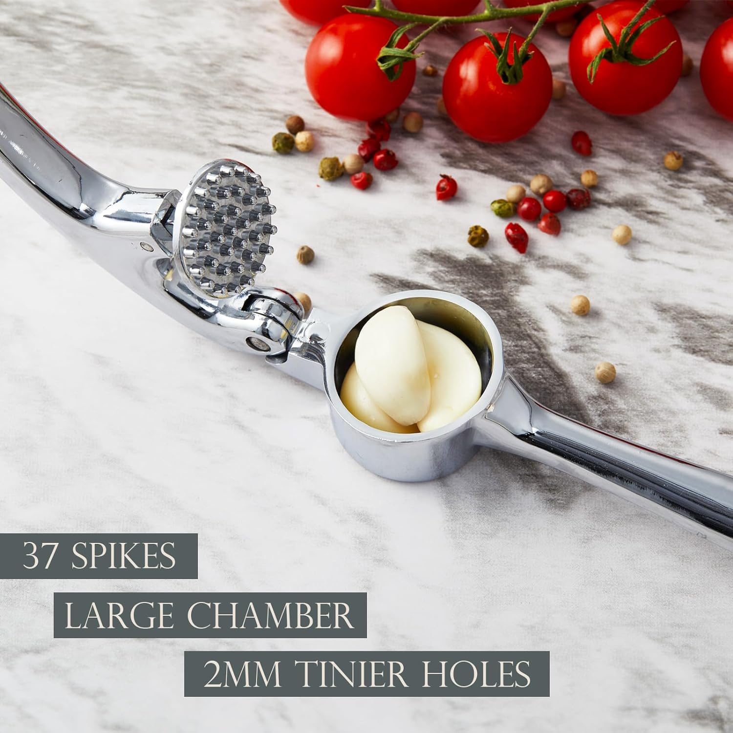 Garlic Press With Studs, Garlic Mincer, Ginger Crusher, Garlic Crusher Garlic Press With Studs, Garlic Mincer, Ginger Crusher, Garlic Crusher